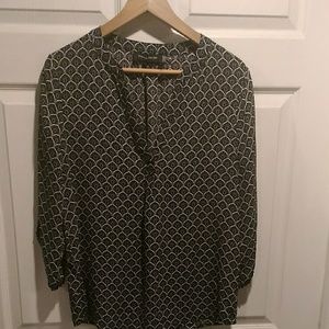 Ivanka Trump blouse black LARGE